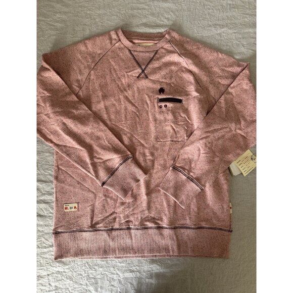 Marshall Artist Women's Classic Sweatshirt Size XL Pink Fleck Speckled Crew Neck - Picture 1 of 12